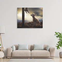 The Sacrifice of Jesus Picture Religious Christian Home Decor Print Gift