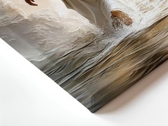 Wall Art Religious Figure Walking on Water Canvas Print Spiritual Home Decor