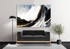 Luxury Marble Print, Luxury Wall Art, Marble Wall Art, Gold Marble Canvas