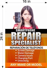 Phone Repair 05 Perforated Mesh See-Through Window Vinyl Cell Smart Fix Vertical