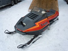 1981 Scorpion Sidewinder Snowmobile SLED Poster 24 X 24 Inch SWEET!