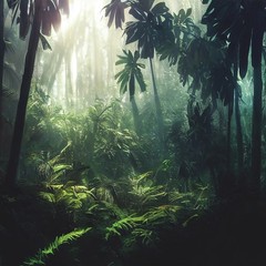 Rainforest Wallpaper 312×219 cm adults bedroom unisex photo wall mural jungle