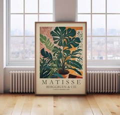 Henri Matisse Berggruen & Cie Paris Exhibition Poster Botanical Wall Art Print