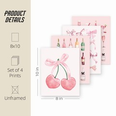 Dorm Decor, Dorm Room Essentials for Girls, Coquette Room Wall Artr for Girls…