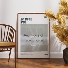 Request ANY Movie – Custom Movie Poster, Custom Movie Print Personalised