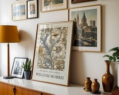 William Morris Floral Wall Art Art Nouveau Botanical Wallpaper Print