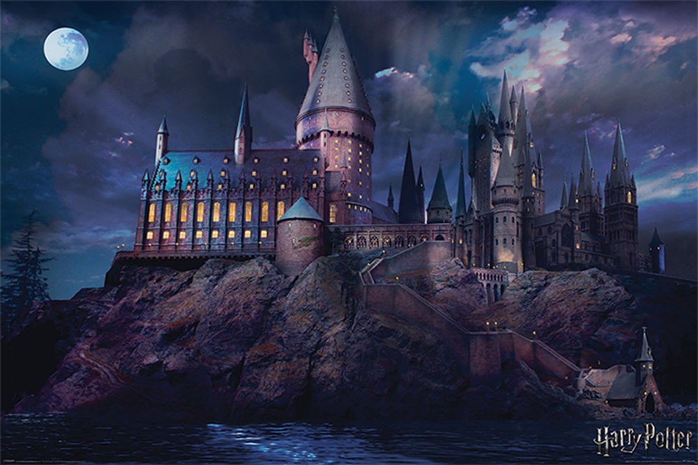 Poster Studio B – Harry Potter Hogwarts School Night 36×24″ NEW Wall Art P4369