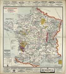 1929 Carte Gastronomique French Cooking Gourmet Map France Poster Kitchen Decor