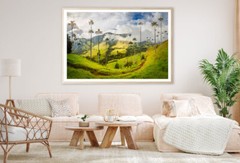 Cocora Valley in Colombia Print Premium Poster High Quality choose sizes