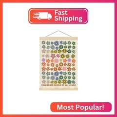 HKTZM Celebrate Minds of All Kinds Neurodiversity Poster Hanger Frame 12.5×17 In