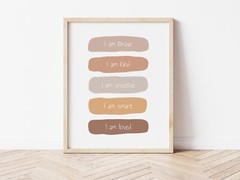 Unisex Boho Nursery wall art prints, Boy bedroom decor, Rainbow and Sunshine art