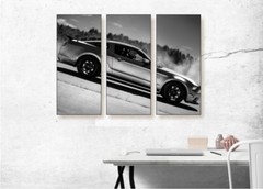 5.0 Mustang Canvas Print Set – Ready To Hang Ford Mustang Wall Art Home Decor