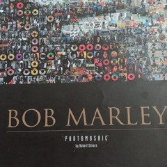 Bob Marley Photo Mosaic Poster Print, Vertical, Multicolor/Black