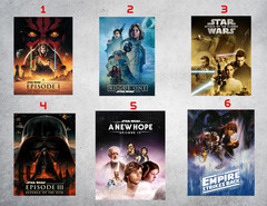 Star Wars Movie Wall Collage Poster Prints