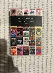 Giftsfarm Retro Concert Music Poster Prints 50 PCs Vintage Wall Collage