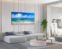 Ocean Seascape Canvas Painting Canvas Wall Art Poster Mural,DIY Framed 24″x48″