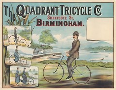 16578.Wall Decor Poster.Interior Art.Quadrant Tricycle Co British Bicycle Ad