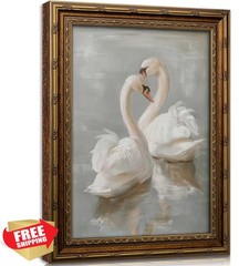 FXPFIT Swan Wall Art 11″L x 9″W