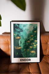 Endor – Star Wars Movie Poster, Star Wars Fan Art, Gamer Decor