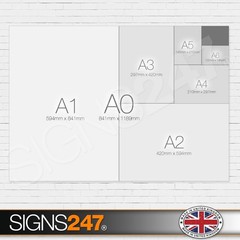 POSTER PRINTING Matt Satin or Gloss Colour Poster Printing A0 A1 A2 A3 A4