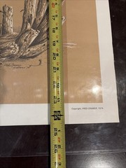 Vintage 1974 Cape Hatteras Lighthouse Poster by Fred Cramer 25″ x 19″