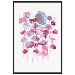 Affiche Encadrée Museum-Quality Matte Paper Wooden Framed Jardin des Ombrelles