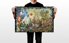 Psychedelic Trippy Fantastic Nature Landscape Wall Art Home – POSTER 20″x30″