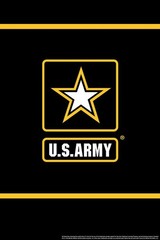 US Army Logo Gold Stripes USA Army Family American Military Veteran Motivational