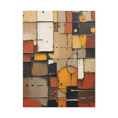 Abstract Geometric Composition Natural Earth Tones Scott D Van Osdol Art Canvas
