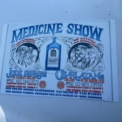 Medicine Show – Charlatans – 1967 Vintage Music Poster