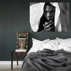 V5846 Mike Tyson Portrait Boxer BW Decor WALL POSTER PRINT