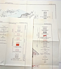 Historic Mining and Geologic Maps from 1954 Lot of 12 Maps -Makes Great Wall Art