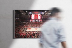 Chicago Bulls Arena Poster or Canvas – Chicago Bulls Wall Art