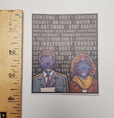 THEY LIVE Movie (1988) STICKERS 🎬 🎞 🎥 🎦 📽 🎟