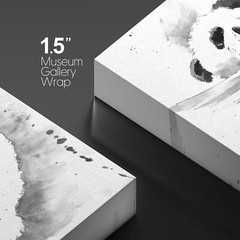 Wall26 Canvas Print Black & White Sleeping Panda Wildlife Wall Art
