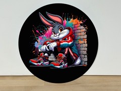 Bugs Bunny Print, Acrylic Print, Cartoon Image, Wall Art Home Decor