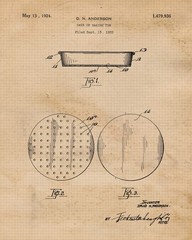 Baking Patent Prints, 6 (8×10) Unframed Photos, Wall Art Decor for Home Work …