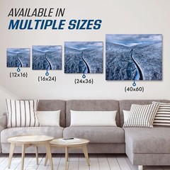 Large Modern Nature Canvas Art for Living Room, Bedroom, Dining Room 24 x 36