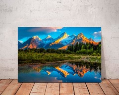 Grand Teton National Park Canvas Wall Art, Scenic Mountain, Nature Wall Decor,