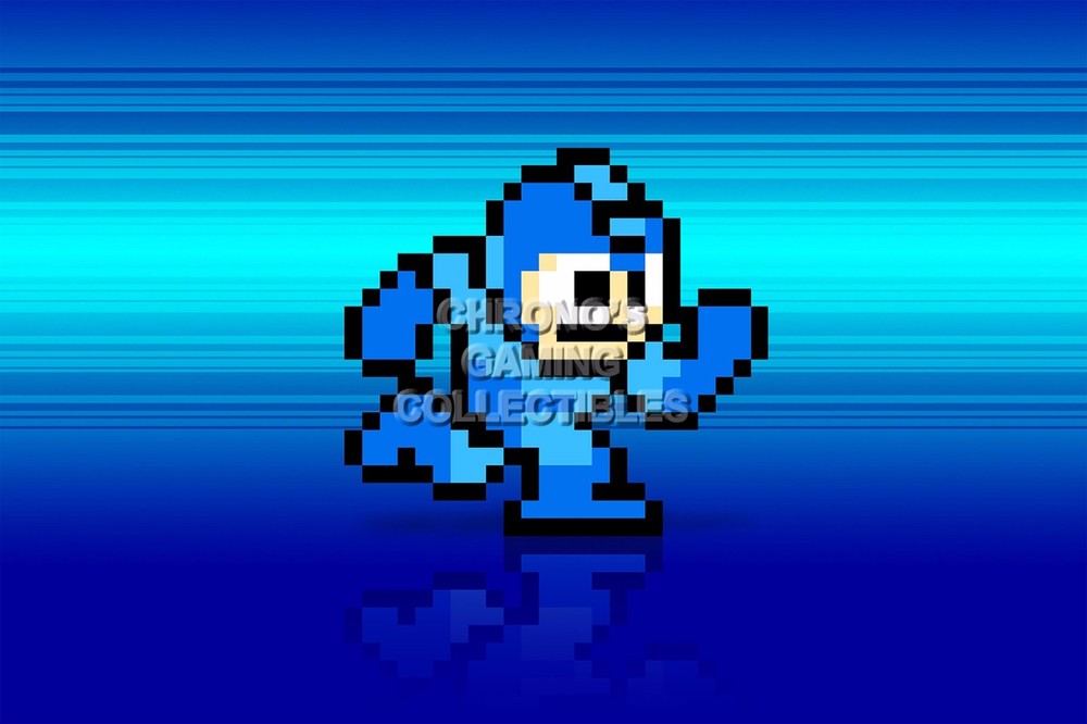 Mega Man Retro Art NES SNES 1 2 3 4 5 6 Premium POSTER MADE IN USA – MMN004
