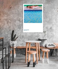 The Sunbather – David Hockney 1966 – Affiche 70 x 100 cm