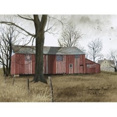 Billy Jacobs Canvas Print AMERICANA BARN 8″x10″ Rustic Farmhouse