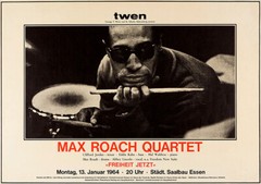 Max Roach Quartet – 1964 – Germany – Poster