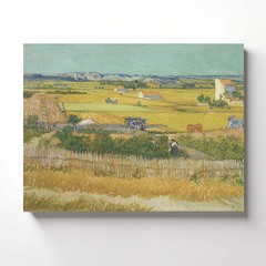 Harvest by Van Gogh, Vincent Van Gogh Wall Decor, Van Gogh Canvas Wall Art