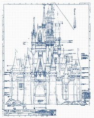 Classic Theme Park Rides V25 Patent Prints 6 (8×10) for Home Work Disney Office