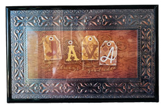4 Coffee & Love Themed Wall Art for Restaurant Cafe Kitchen Framed Pictures Java