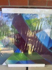 Empire Art Direct Vetro D’Arte Abstract Tempered Glass Wall Art Horizontal