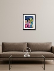 Digital download Painting original «H.I – JAKARTA» In 4 Size