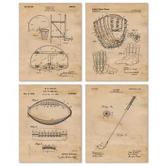 Mix & Match Set Patent Prints, Select 4 (8×10) Art Decor Home Work Office School