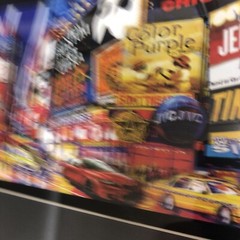 small Broadway times square 3-D art picture￼ 17×9 NYC New York City